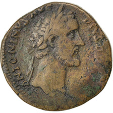 Antoninus Pius, Sestertius, MB+, Rame, Cohen:1037