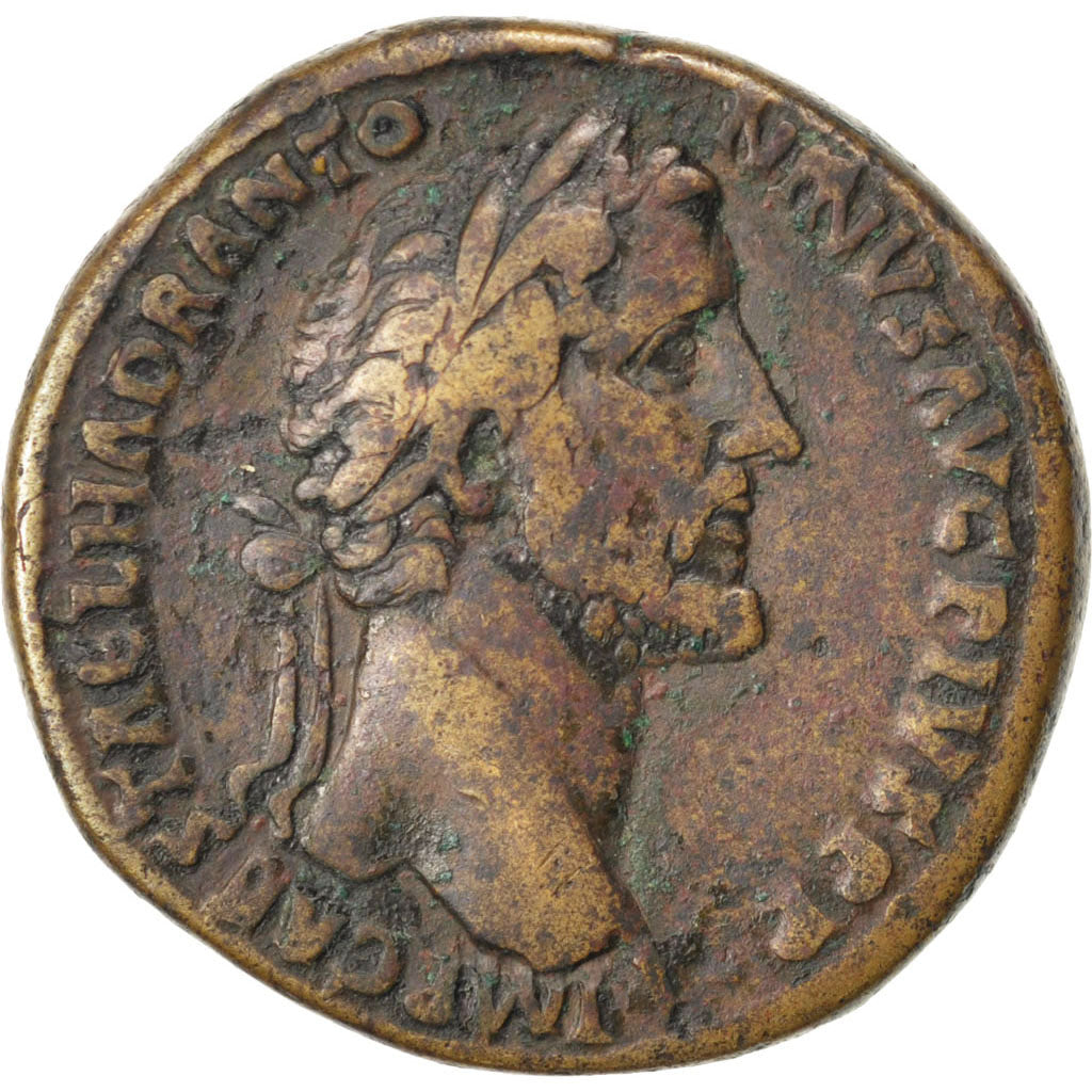 Antoninus Pius, Sestertius, EF(40-45), Copper, 24.90