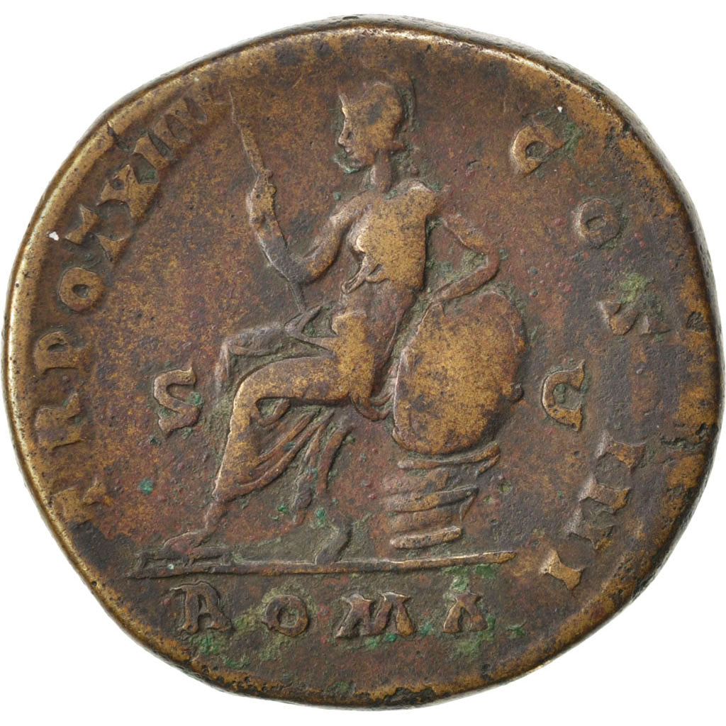 Antoninus Pius, Sestertius, EF(40-45), Copper, 24.90
