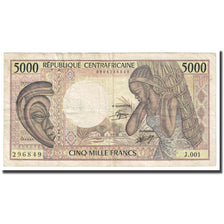 Geldschein, Zentralafrikanische Republik, 5000 Francs, 1980, 1980-01-01, KM:11