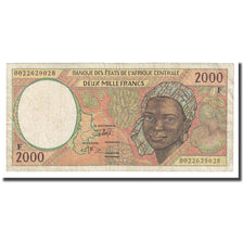Geldschein, Zentralafrikanische Staaten, 2000 Francs, 2000, KM:103Cg, S+