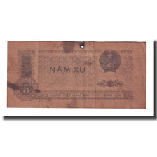 Biljet, Viëtnam, 5 Xu, 1975, KM:76a, AB+