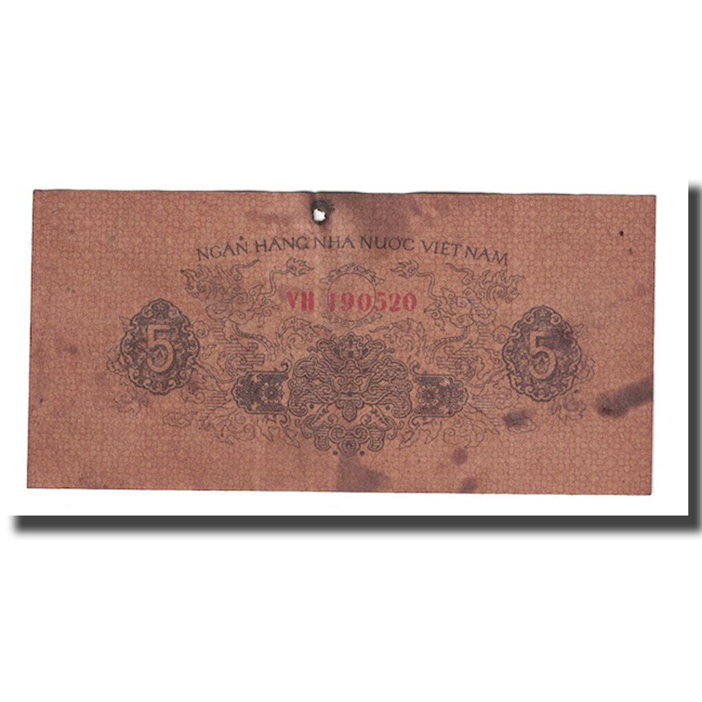 Banconote, Vietnam, 5 Xu, 1975, KM:76a, D+