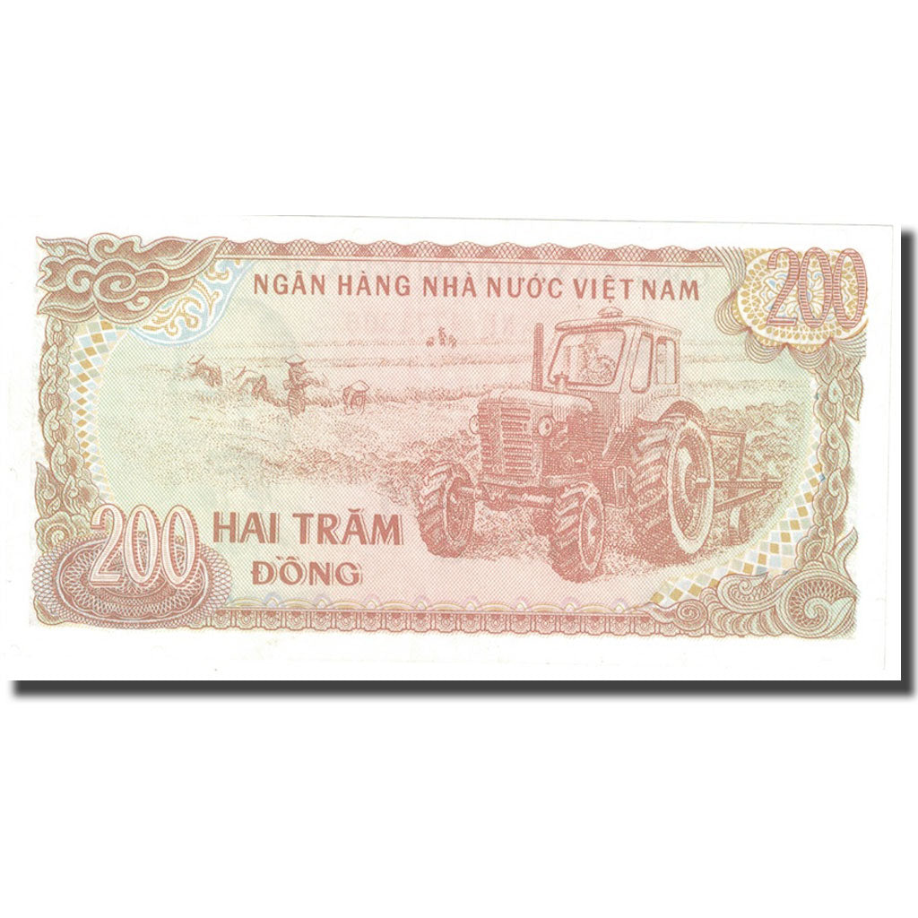 Banknote, Vietnam, 200 D<ox>ng, 1987, KM:100b, UNC(60-62)