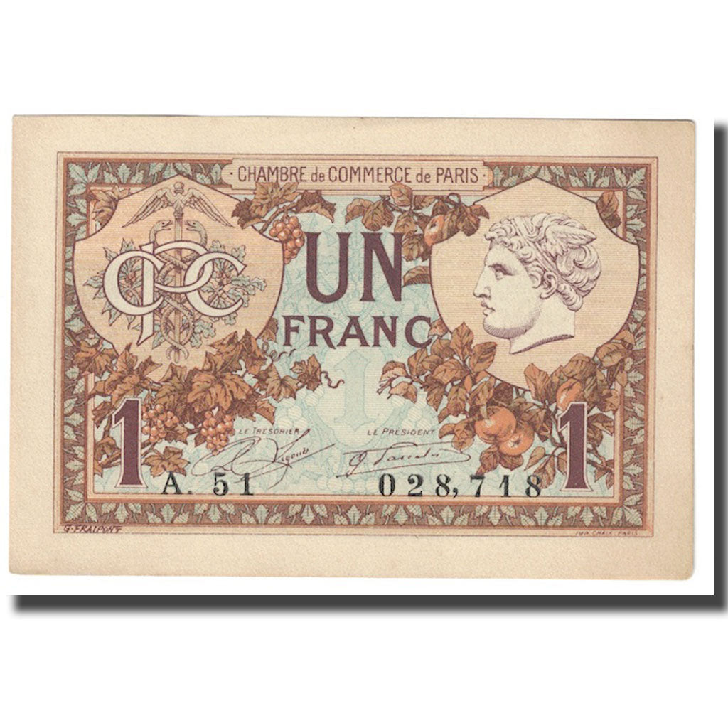 France, 1 Franc, PIROT 97.36, 1920, 1920-03-10, PARIS, TTB