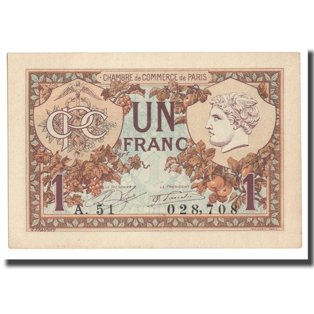 France, 1 Franc, PIROT 97.36, 1920, 1920-03-10, PARIS, SUP+