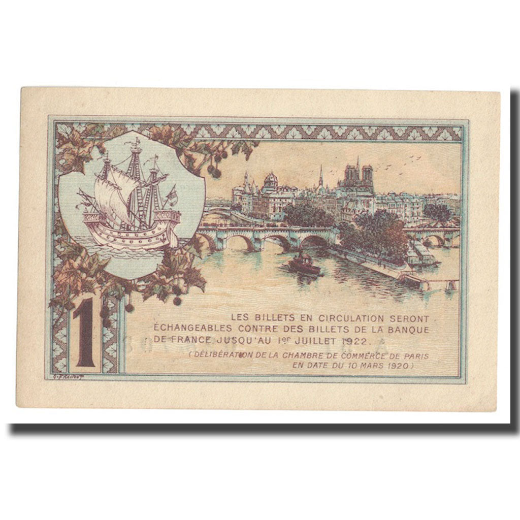 France, 1 Franc, PIROT 97.36, 1920, 1920-03-10, PARIS, SUP+