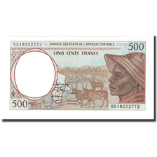 Banconote, Stati dell’Africa centrale, 500 Francs, 2002, KM:201Ee, FDS