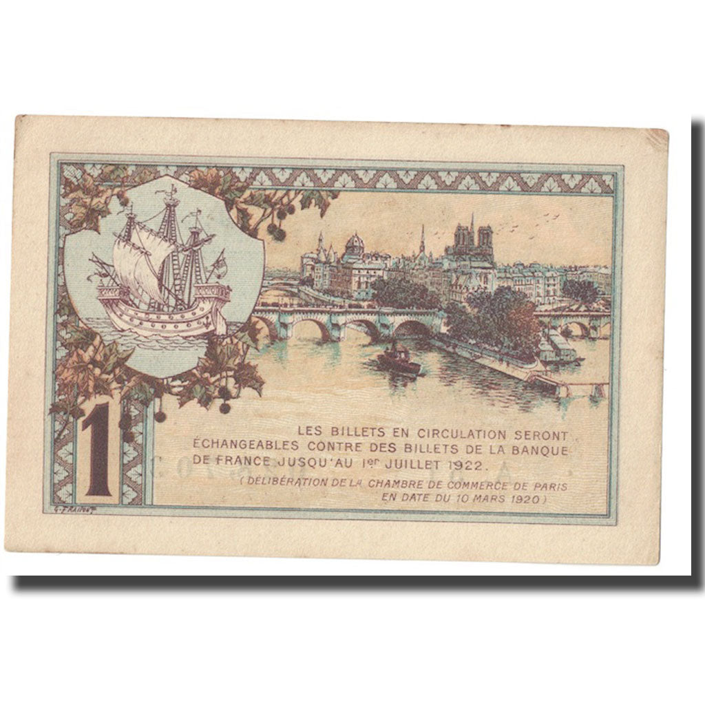 France, 1 Franc, PIROT 97.36, 1920, 1920-03-10, PARIS, TTB