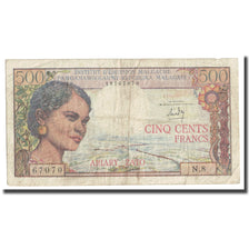 Geldschein, Madagascar, 500 Francs = 100 Ariary, 1966, KM:58a, S+