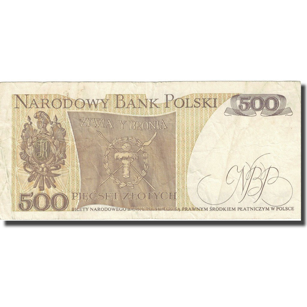 Banknote, Poland, 500 Zlotych, 1982, 1982-06-01, KM:145C, VF(20-25)