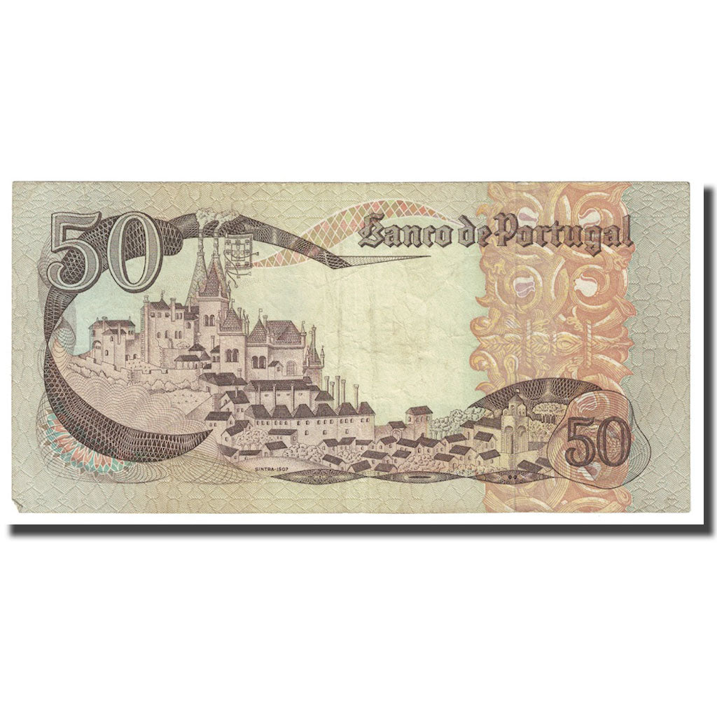 Geldschein, Portugal, 50 Escudos, 1968, 1968-05-28, KM:174a, S+