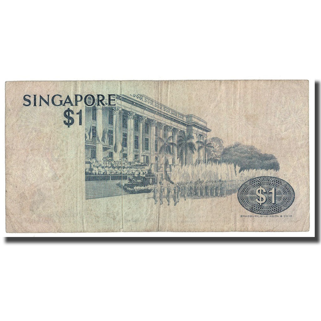 Billet, Singapour, 1 Dollar, Undated (1976), KM:9, TB