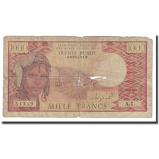 Banconote, Gibuti, 1000 Francs, 1979, KM:37a, B