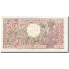 Geldschein, Zentralafrikanische Republik, 500 Francs, 1981, 1981-06-01, KM:9, S+
