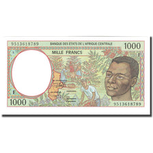 Banconote, Stati dell’Africa centrale, 1000 Francs, 1999, KM:302Ff, FDS