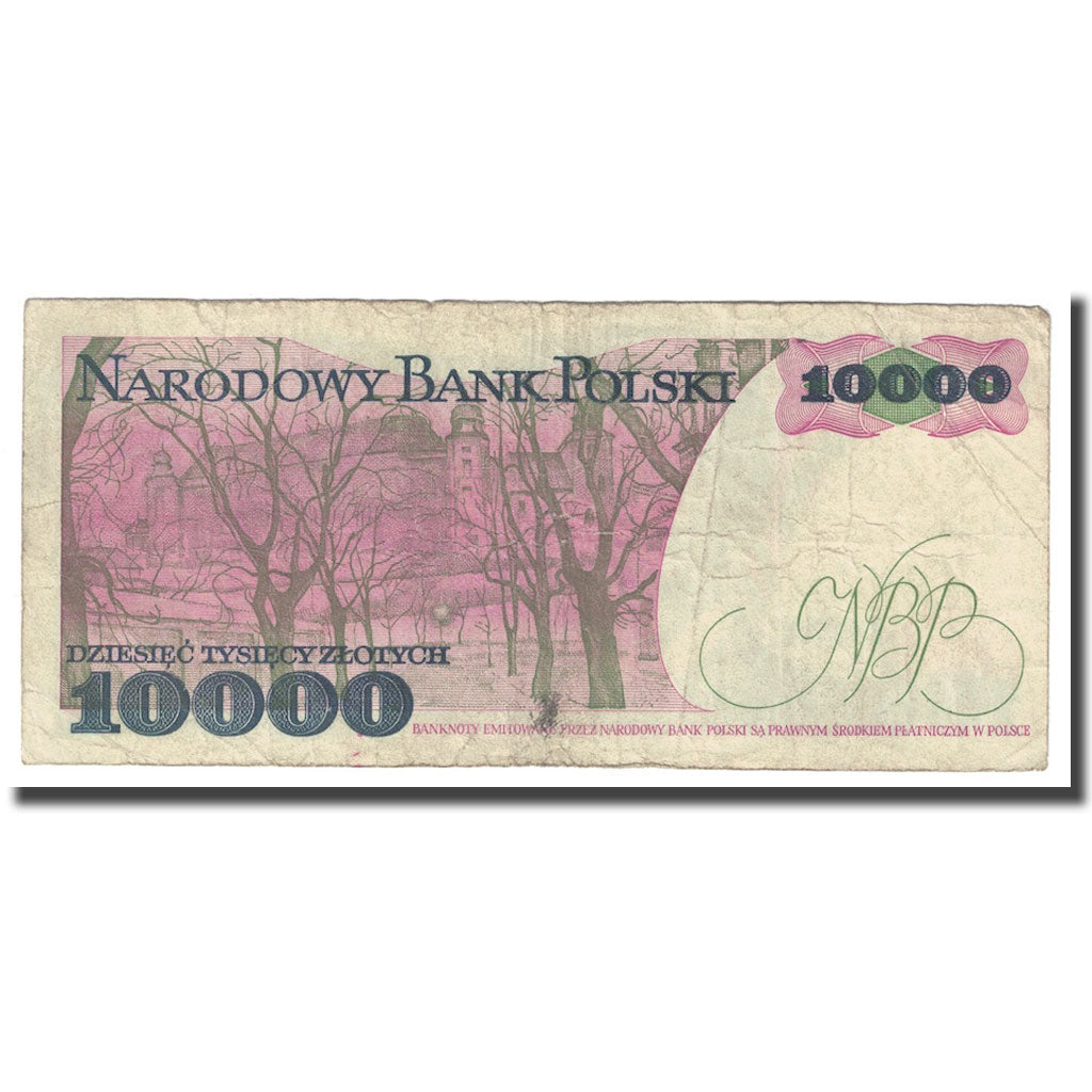 Banconote, Polonia, 10,000 Zlotych, 1987, 1987-02-01, KM:151a, MB