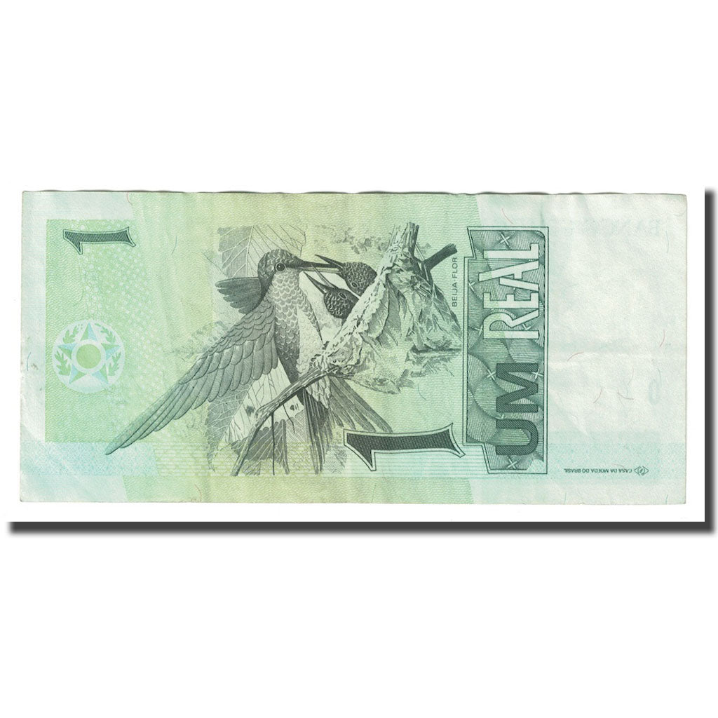 Nota, Brasil, 1 Réal, Undated (1997- ), KM:243Ab, VF(20-25)