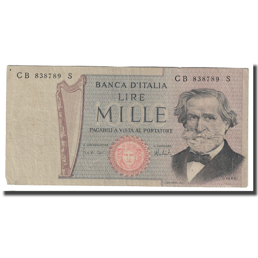 Billet, Italie, 1000 Lire, 1973, 1973-02-15, KM:101c, TB+
