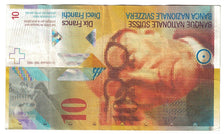 Geldschein, Schweiz, 10 Franken, 1995, KM:66a, SS+