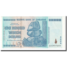 Banconote, Zimbabwe, 100 Trillion Dollars, 2008, KM:91, SPL