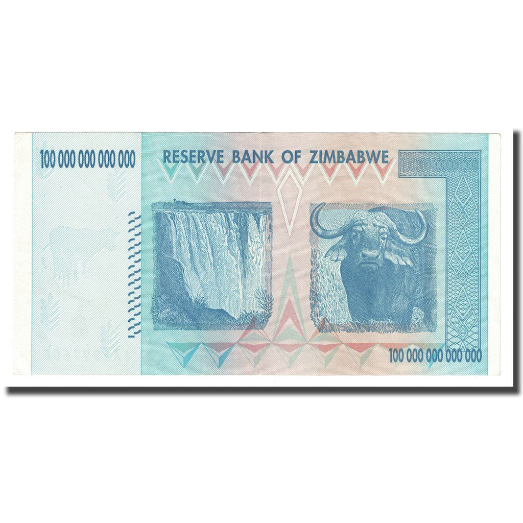 Banconote, Zimbabwe, 100 Trillion Dollars, 2008, KM:91, SPL