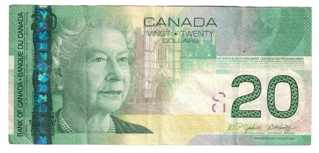 Banconote, Canada, 20 Dollars, 2004, KM:103a, BB