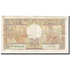 Banconote, Belgio, 50 Francs, 1956, 1956-04-03, KM:133b, BB