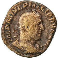 Philip I, Sestertius, VF(20-25), Copper, Cohen #176, 16.80