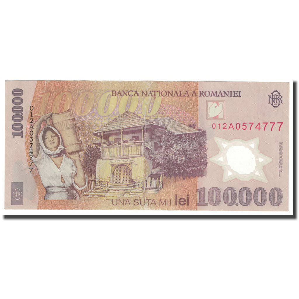 Banconote, Romania, 100,000 Lei, 2001, KM:114a, SPL-