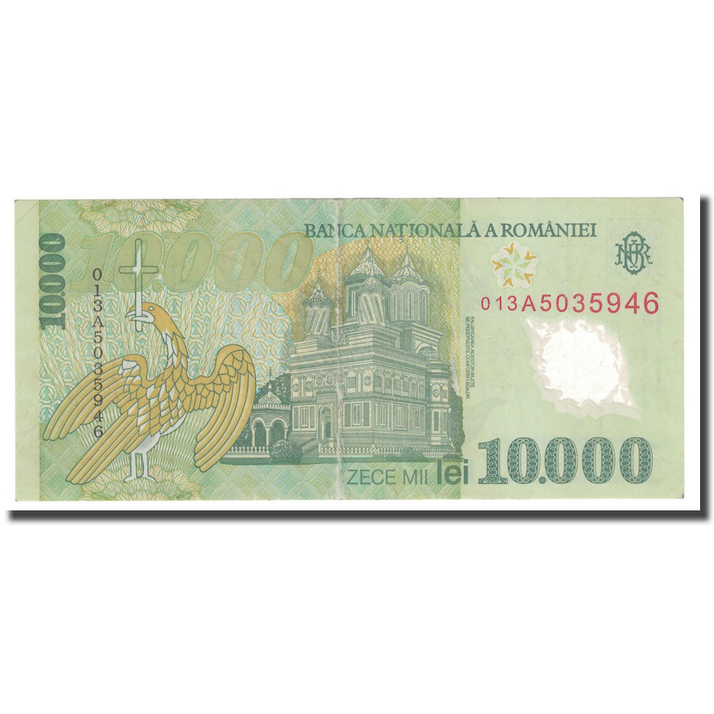 Geldschein, Rumänien, 10,000 Lei, 2000, KM:112a, SS