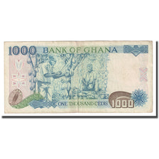 Banconote, Ghana, 1000 Cedis, 1991, 1991-02-22, KM:29a, MB+
