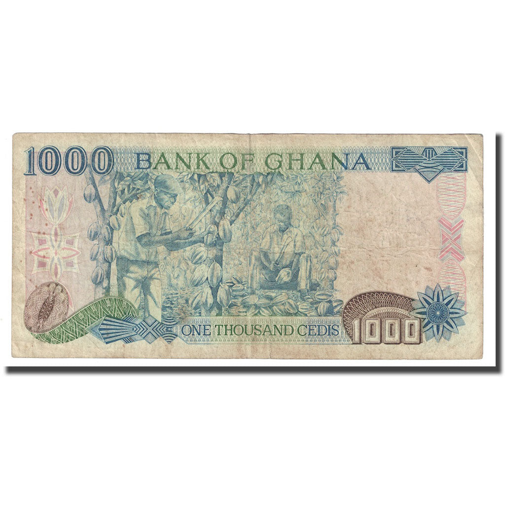 Billet, Ghana, 1000 Cedis, 1991, 1991-02-22, KM:29a, TB