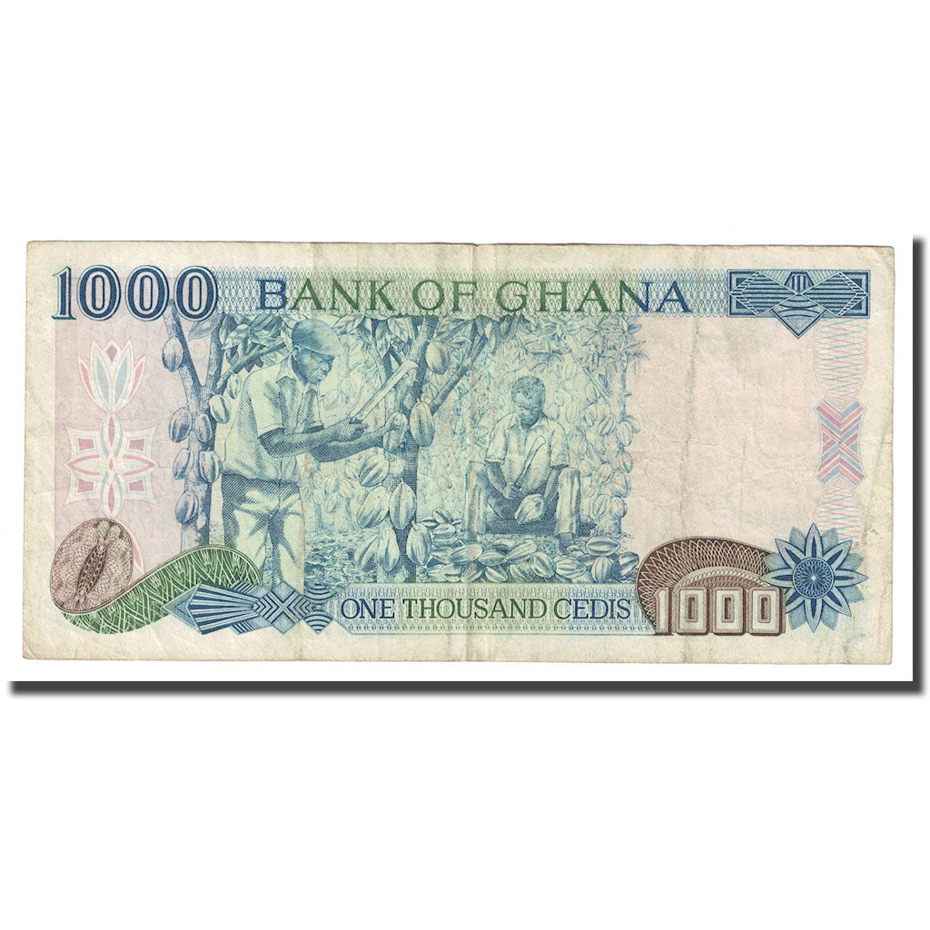 Billet, Ghana, 1000 Cedis, 1991, 1991-02-22, KM:29a, TB