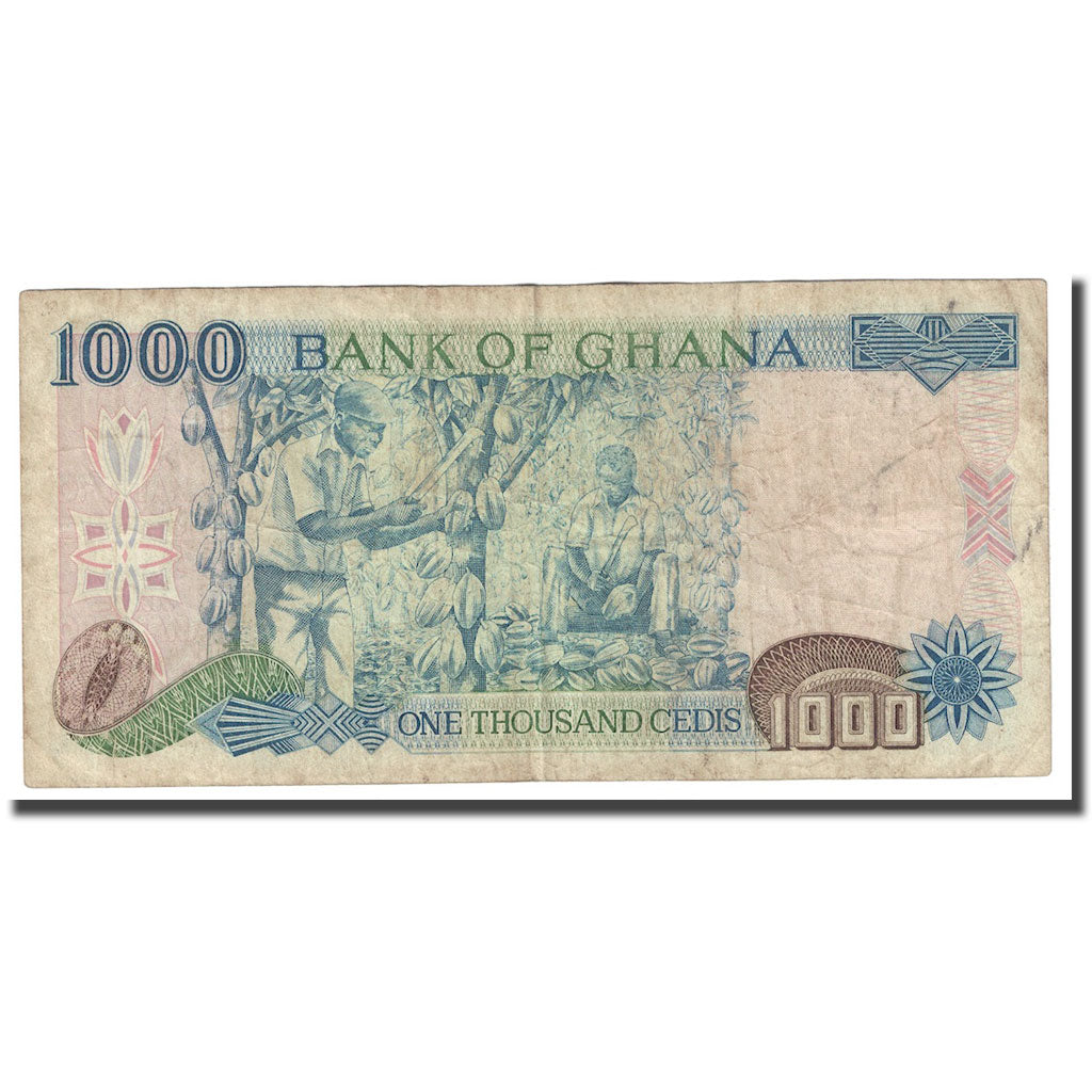 Banknote, Ghana, 1000 Cedis, 1991, 1991-02-22, KM:29a, VF(20-25)