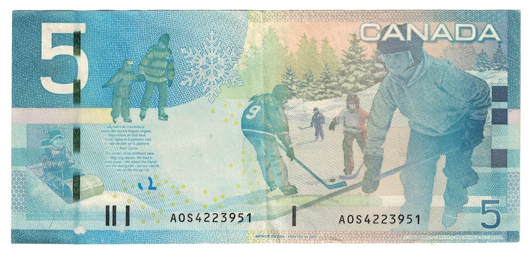 Banknote, Canada, 5 Dollars, 2006, KM:101Ab, AU(50-53)