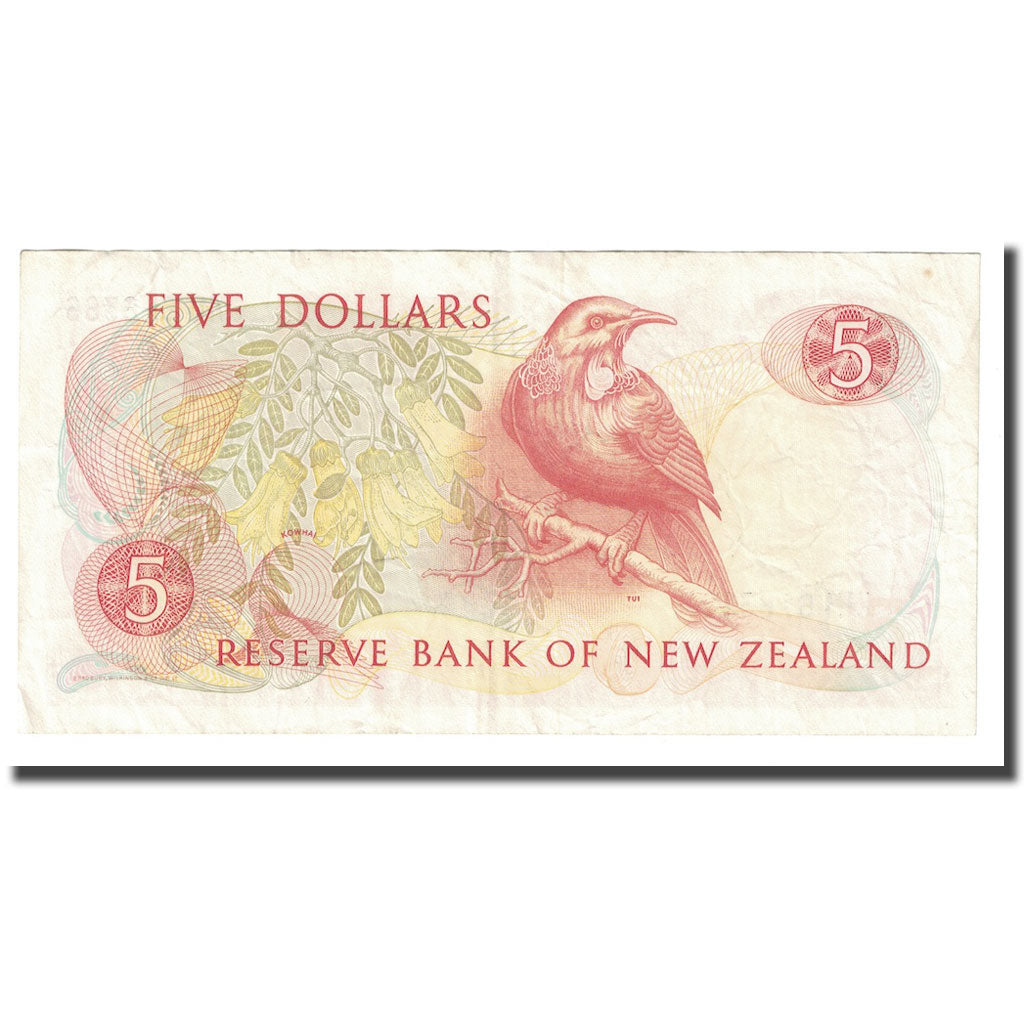 Banconote, Nuova Zelanda, 5 Dollars, Undated (1981-92), KM:171c, BB