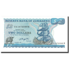 Geldschein, Simbabwe, 2 Dollars, 1980, KM:1a, UNZ