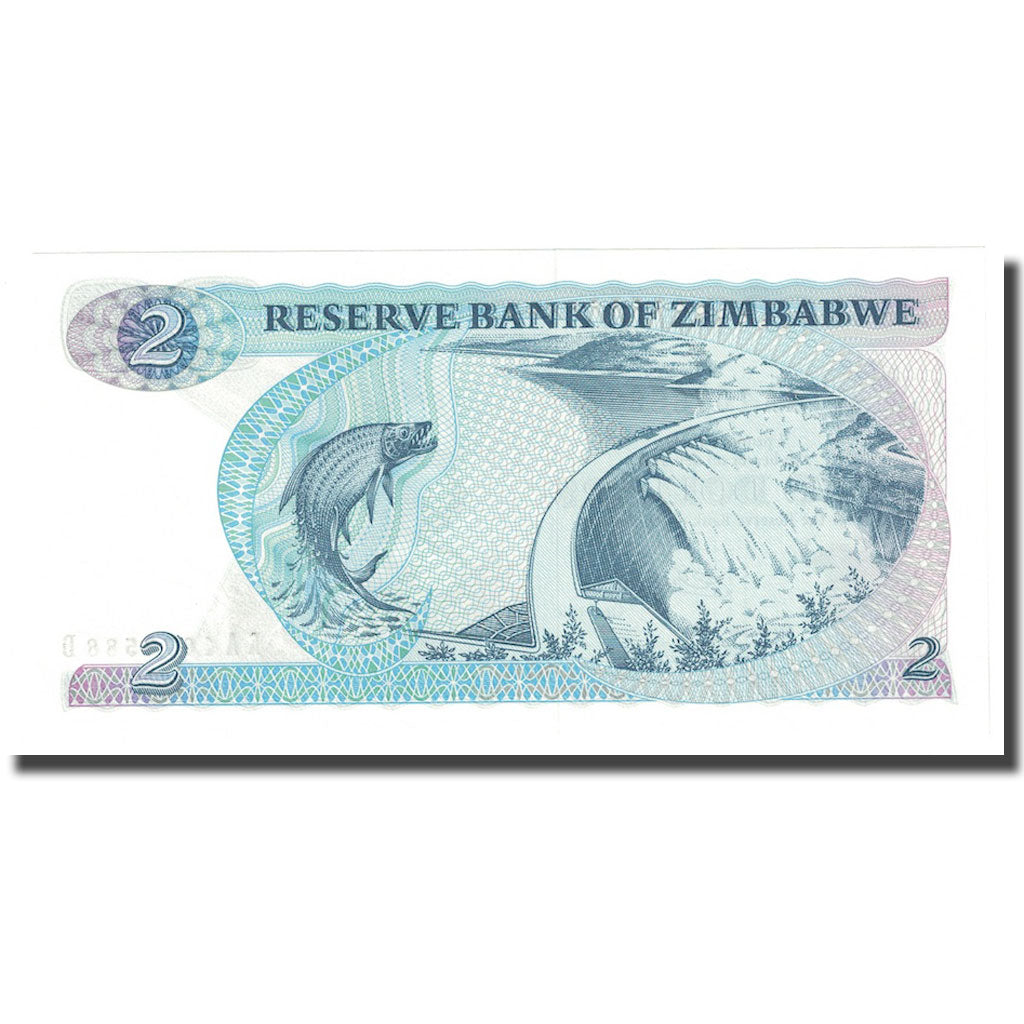 Geldschein, Simbabwe, 2 Dollars, 1980, KM:1a, UNZ