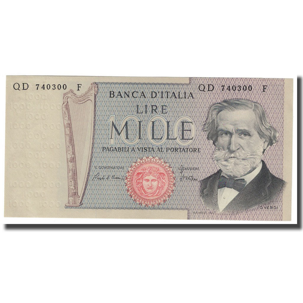 Biljet, Italië, 1000 Lire, 1981, 1981-05-30, KM:101h, NIEUW