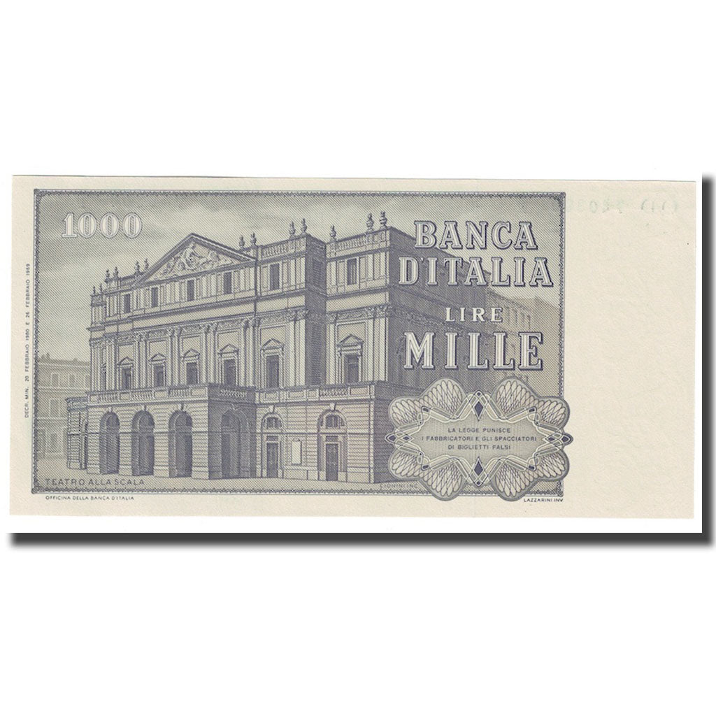 Biljet, Italië, 1000 Lire, 1981, 1981-05-30, KM:101h, NIEUW
