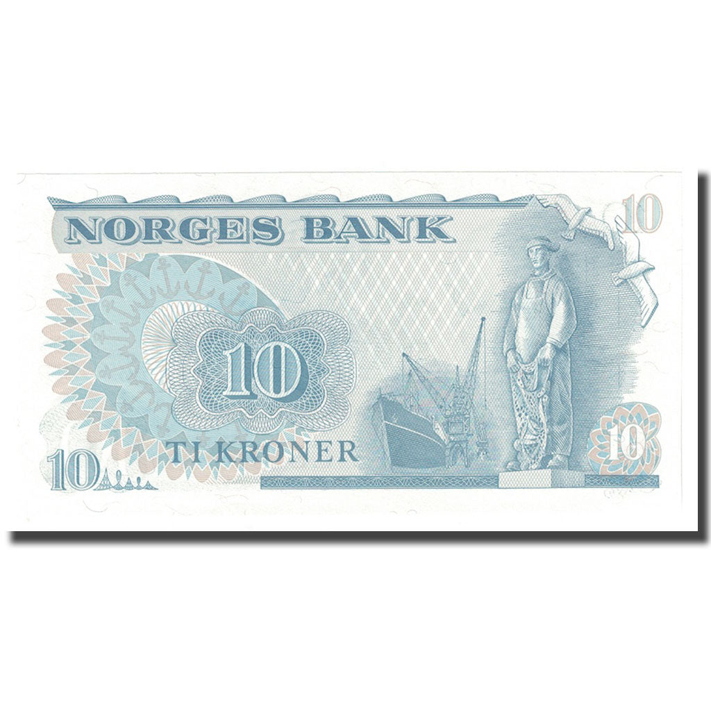 Banconote, Norvegia, 10 Kroner, 1982, KM:36c, FDS
