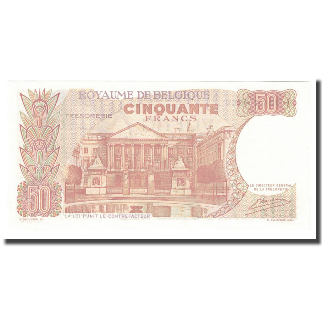Banconote, Belgio, 50 Francs, 1966, 1966-05-16, KM:139, FDS