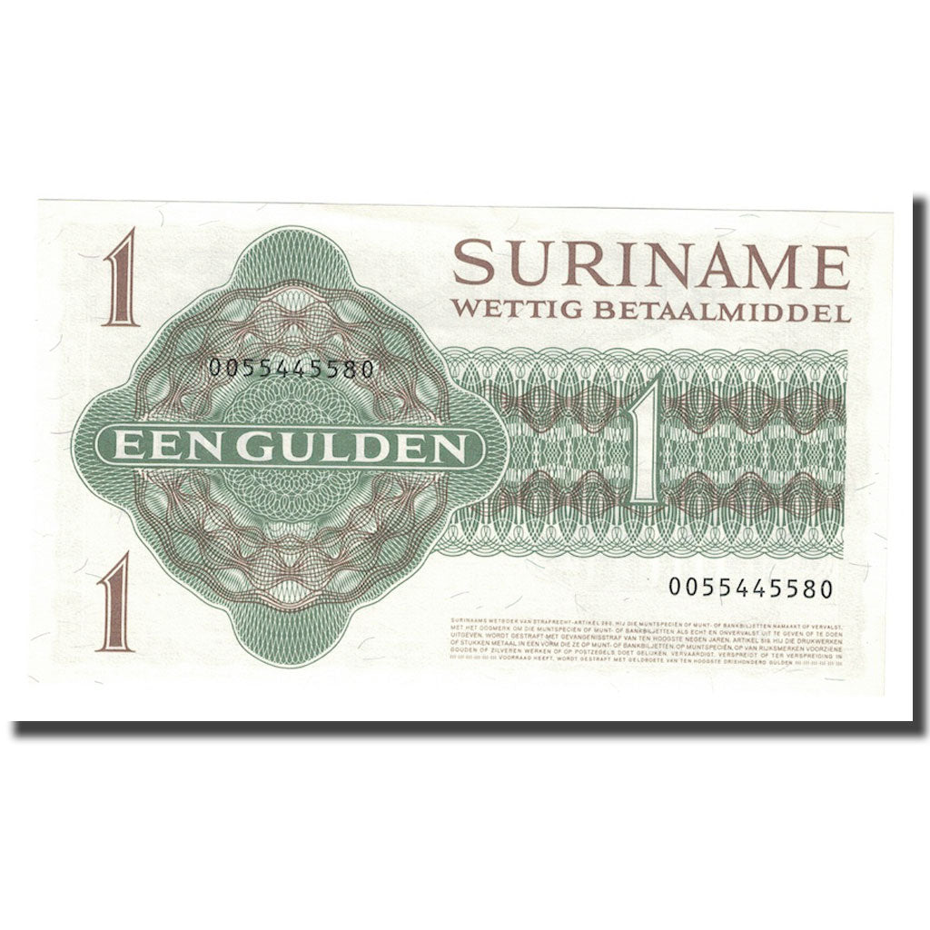 Geldschein, Surinam, 1 Gulden, 1984, 1984-12-01, KM:116h, UNZ