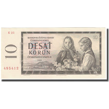 Banconote, Cecoslovacchia, 10 Korun, 1960, KM:88b, FDS