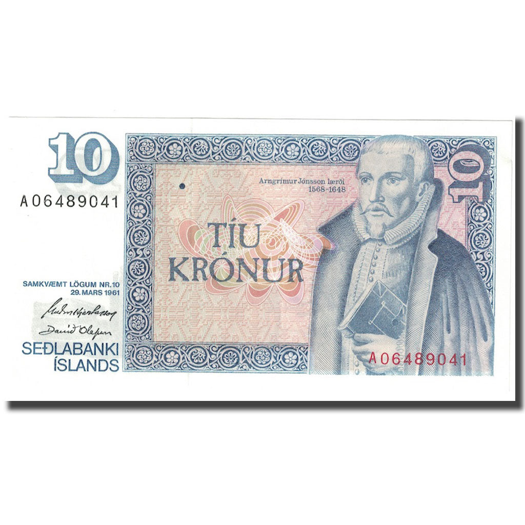 Geldschein, Iceland, 10 Kronur, 1981, 1981, KM:48a, UNZ