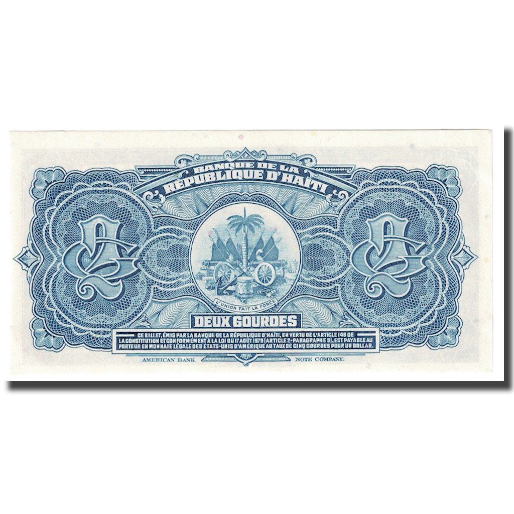 Geldschein, Haiti, 2 Gourdes, 1979, KM:231, UNZ