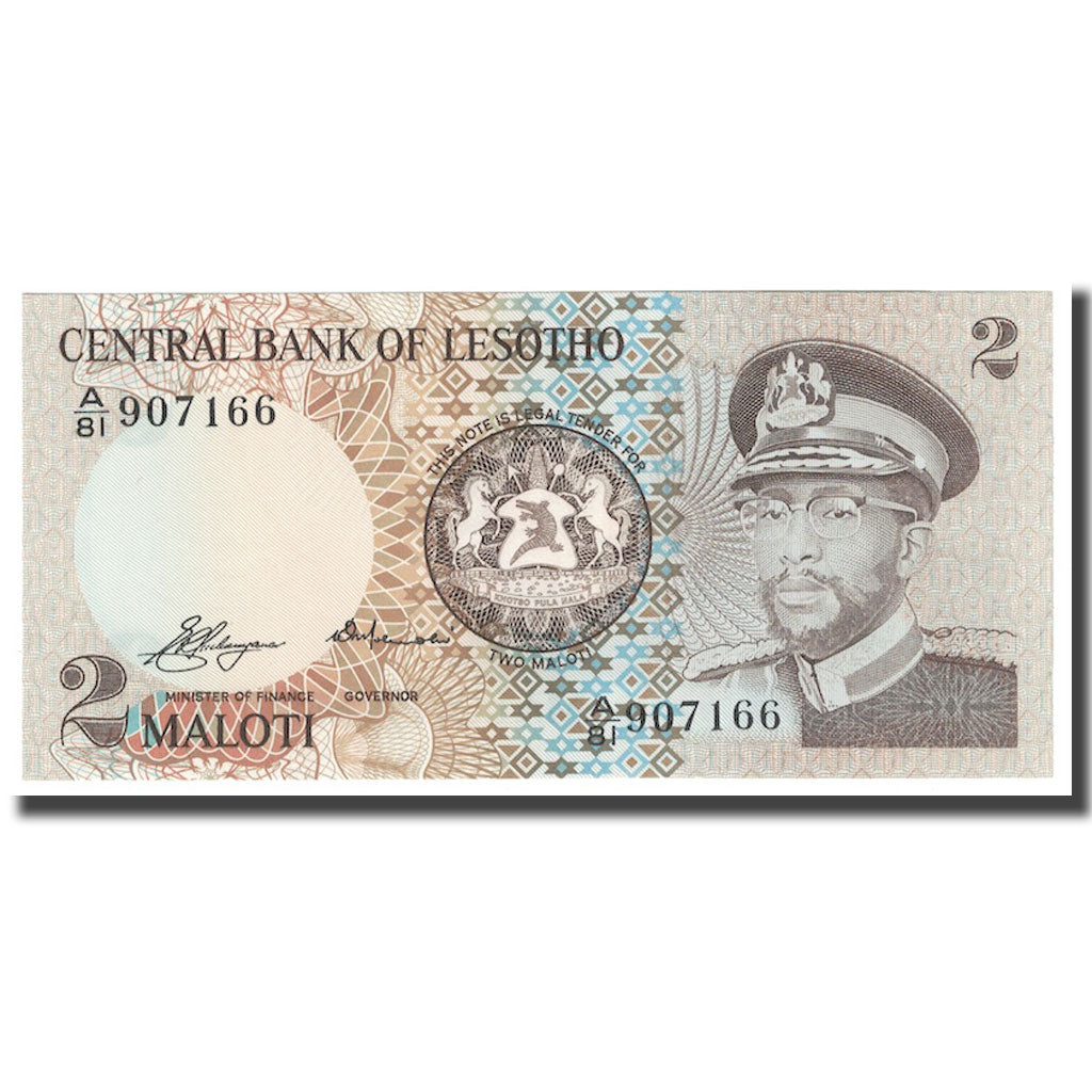 Banknot, Lesotho, 2 Maloti, 1984, KM:4b, UNC(65-70)