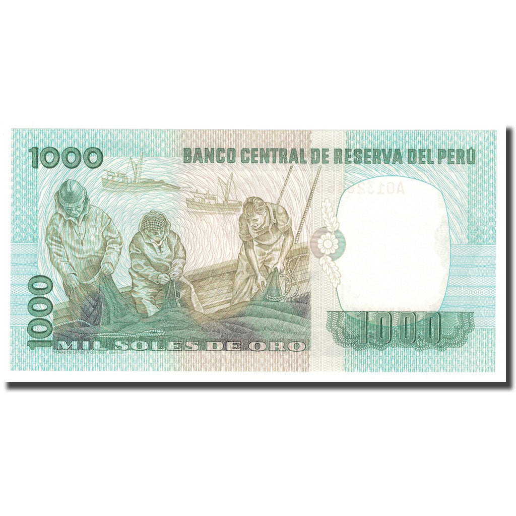 Biljet, Peru, 1000 Soles De Oro, 1979, 1979-05-03, KM:118, NIEUW