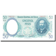 Banknot, Chile, 50 Pesos, 1981, KM:151a, UNC(65-70)